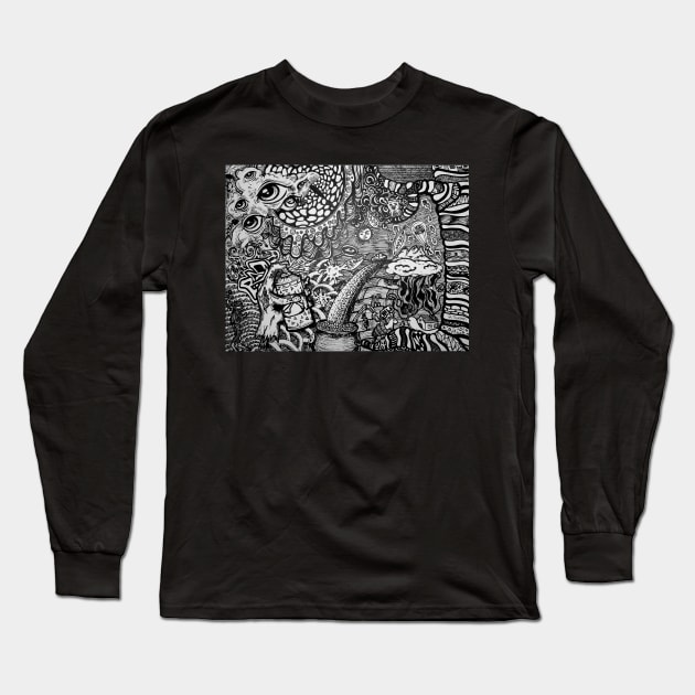 Graffiti Long Sleeve T-Shirt by Rororocker